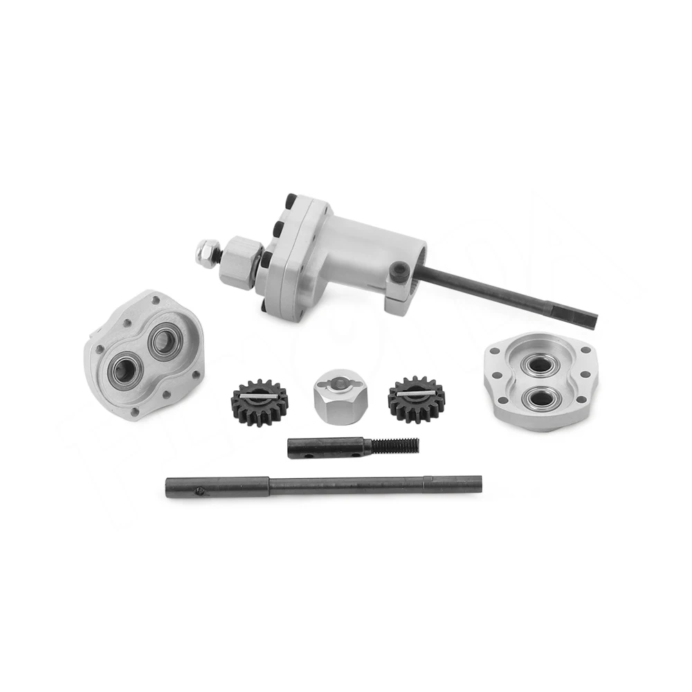 SCX10 сплав портал передние и задние оси с усовершенствованными частями рулевого