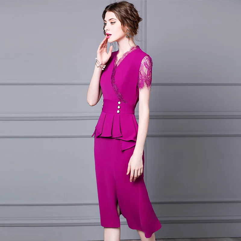 Платье женское коктейльное с V образным вырезом пикантное Тюлевое кружевное