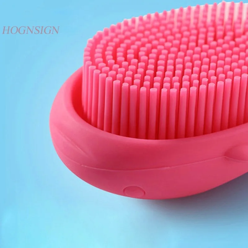 

scalp wiper Baby Silicone Shampoo Brush Artifact Child Bathing Massage Tool Shower Supplies Comb Bath Wiper