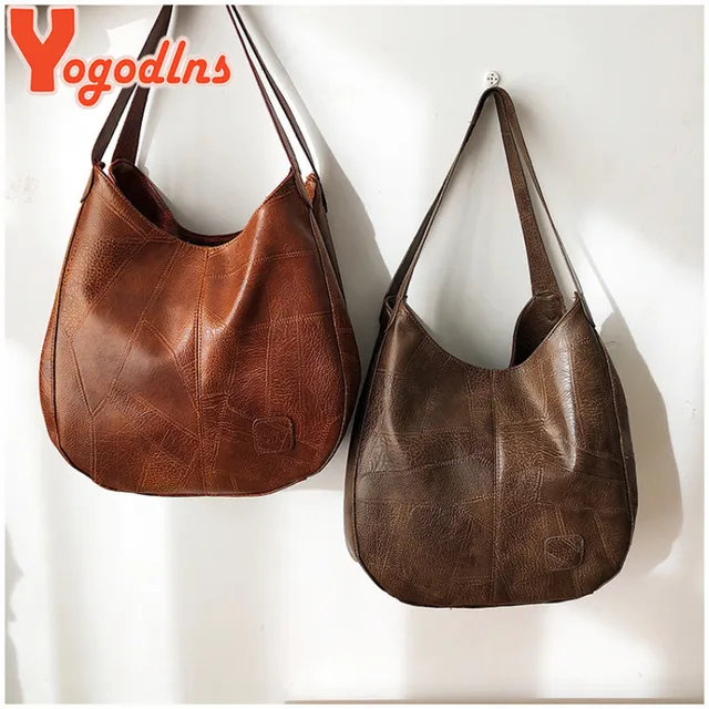 Yogodlns Vintage Women Hand Bag Designers Luxury Handbags Women Shoulder Tote Female Top-handle Bags Fashion Brand 4