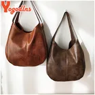 Винтажная Женская сумочка Yogodlns, дизайнерская роскошная сумка на плечо с ручкой сверху, модные брендовые дамские чемоданчики