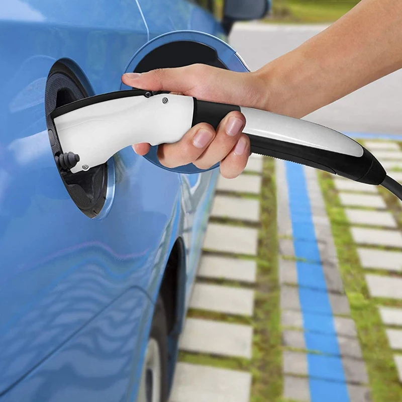 

Переходник SAE J1772, 32 А, автомобильное зарядное устройство для электромобиля, тип 1, разъем US EV, мобильный разъем для Tesla