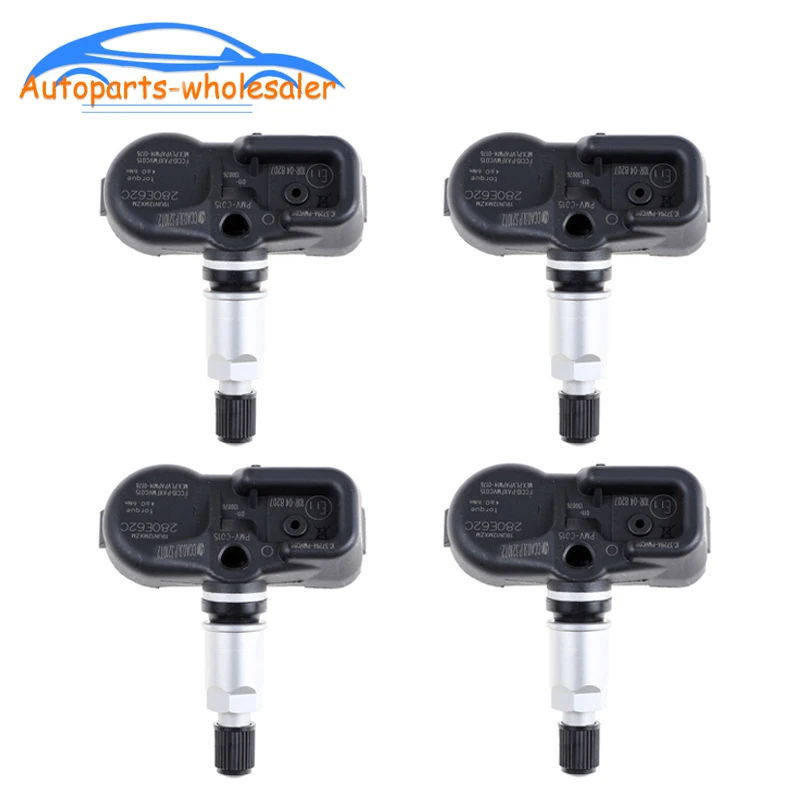 Датчик давления в шинах 42607-06030, 4260706030 TPMS, 4 шт., 315 МГц, для TOYOTA CAMRY TACOMA AVALON 42607-48010, 42607-0E020, PMV-C015