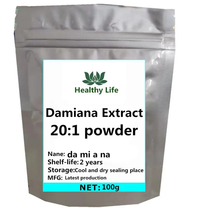 

Natural Damiana Leaf Extract Powder Free Shipping