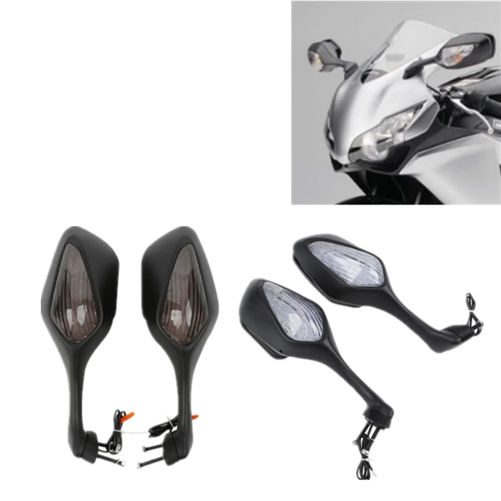 Мотоциклетные зеркала заднего вида поворотники для Honda CBR 1000 RR 1000RR CBR1000RR 2008-2012 2009