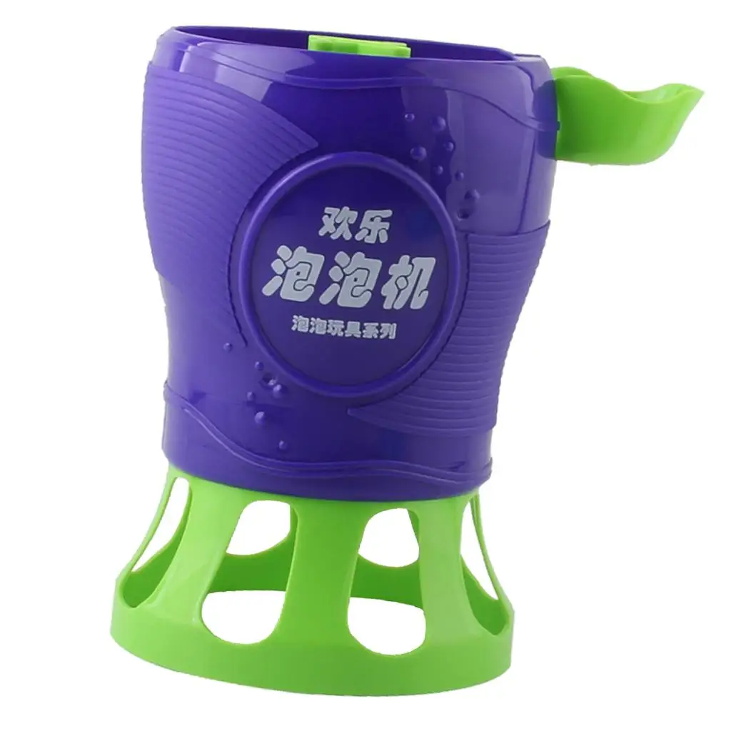 

Bubble Maker Machine Kids Child Auto Toy Playset Rotary Access Party for Fun