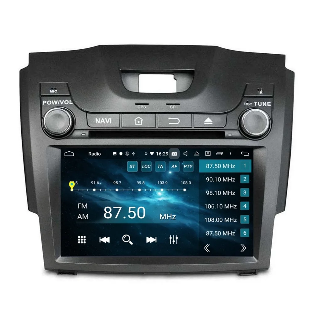 Автомагнитола 8 дюймов ядер Android 0 1 DVD плеер GPS для Chevrolet S10 Isuzu D Max 32 ГБ навигация 4 Гб
