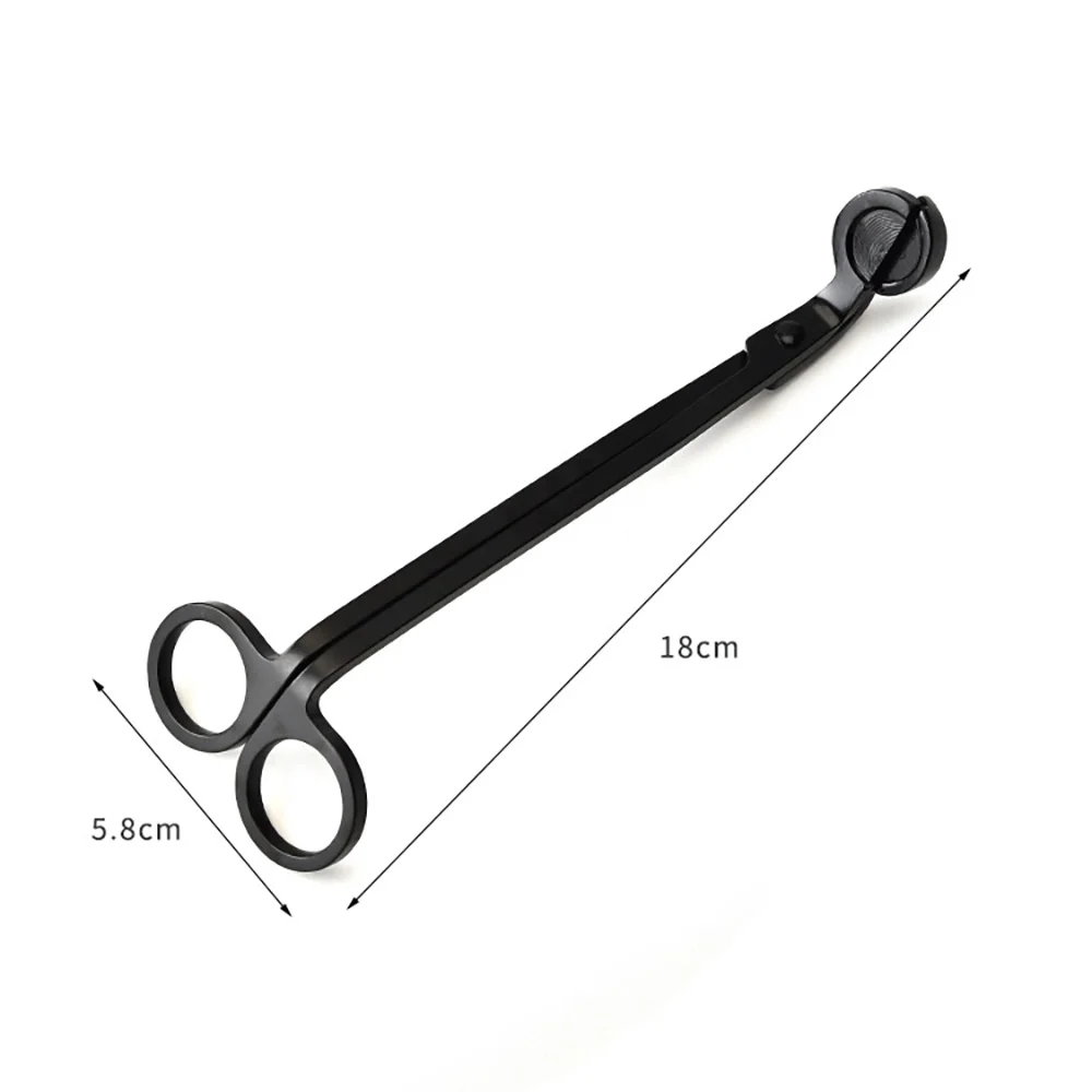 

High Quality Stainless Steel Candle Wick Trimmer Oil Lamp Trim Scissor Cutter Snuffers Silver Black Rose Gold Colour