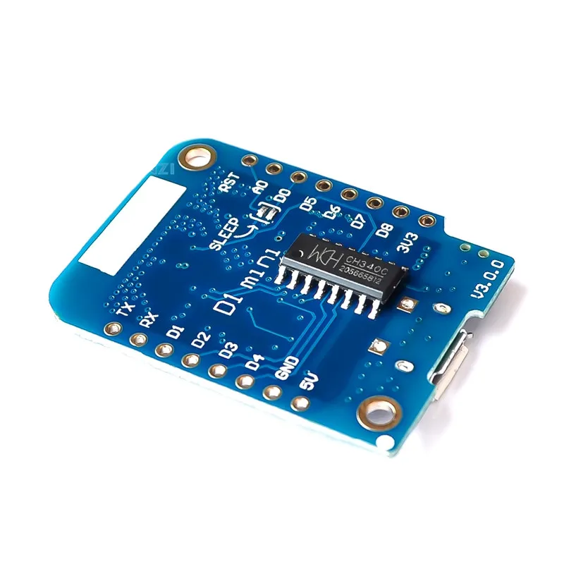 Wemos D1 Mini V3.0.0 WIFI Интернет вещей Разработочная плата на основе ESP8266 CH340 CH340G 4MB для Arduino Nodemcu V2 MicroPython.