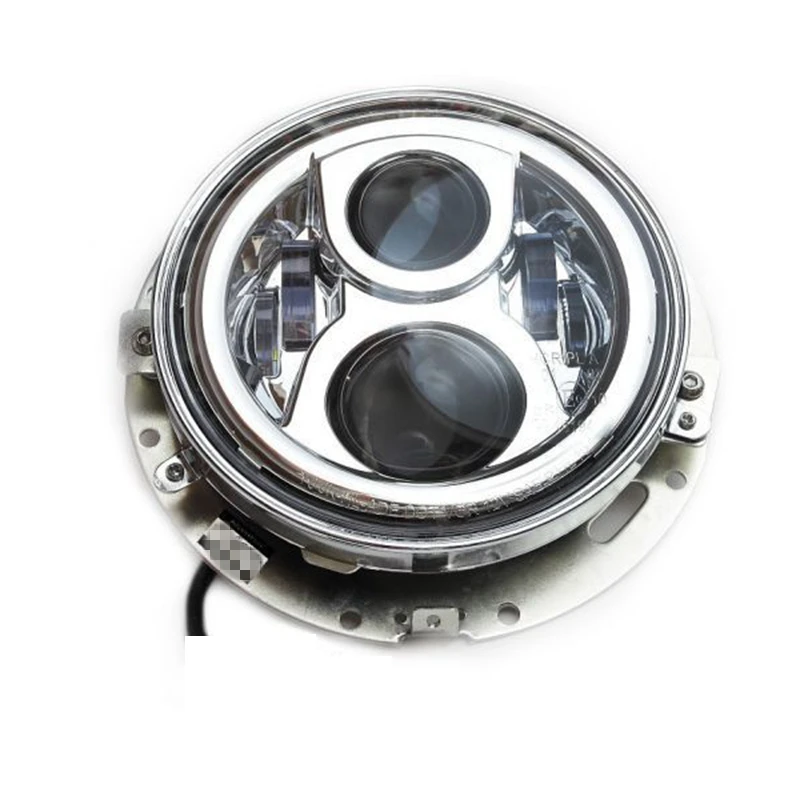 

Motorcycle 7" LED Headlight & 4.5" Led Passing Lamps with DRL Adapter Ring for Touring Electra Glide Road King Street
