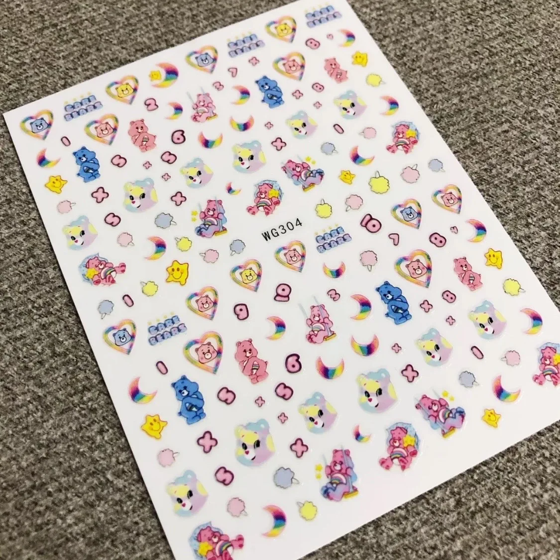 

Cartoon Bear 3D Back glue Nail decal Nail sticker Nail decoration Nail art Nail tool Nail ornament