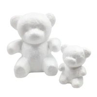 1510cm modelling polystyrene styrofoam foam bear model handmade material diy bear christmas party decoration supplies gifts