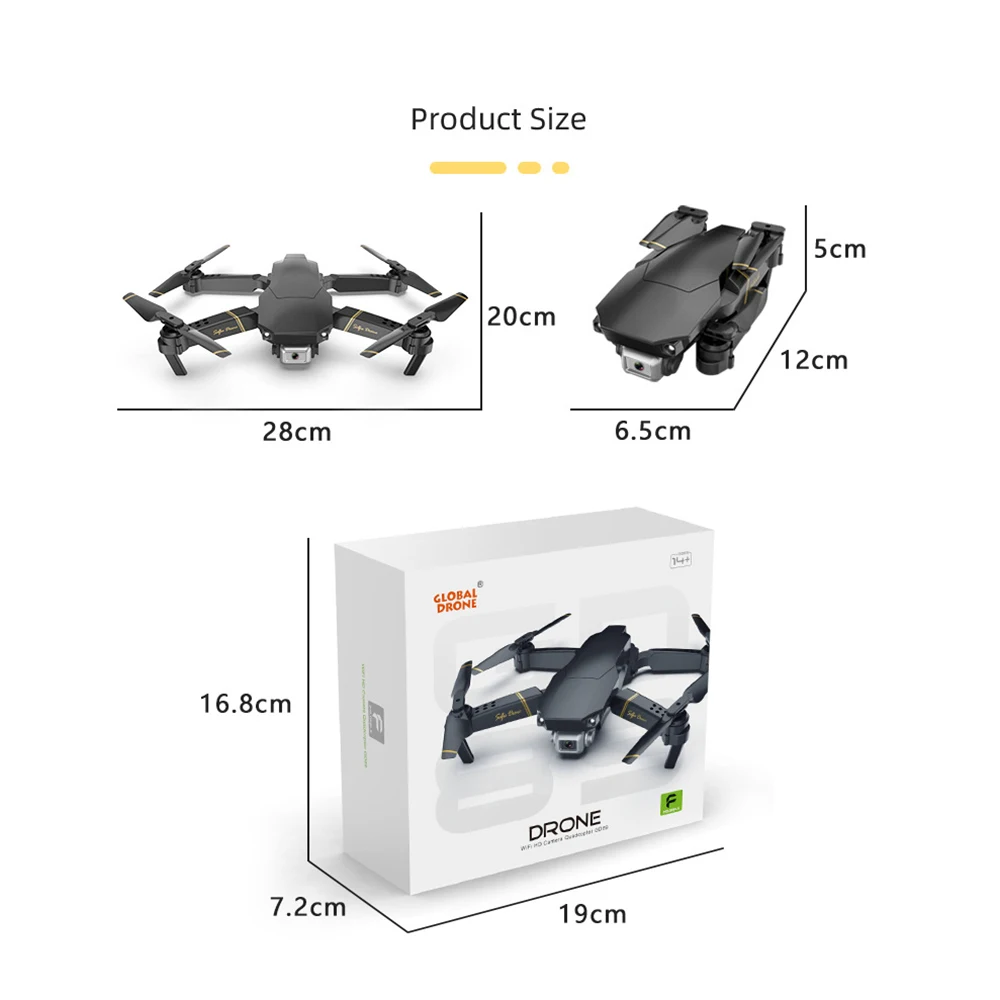 1080P Drone X Pro Global Drone EXA GD89 с hd-камерой видео в реальном времени, полный комплект, Радиоуправляемый вертолет FPV Квадрокоптер дроны VS Drone E58