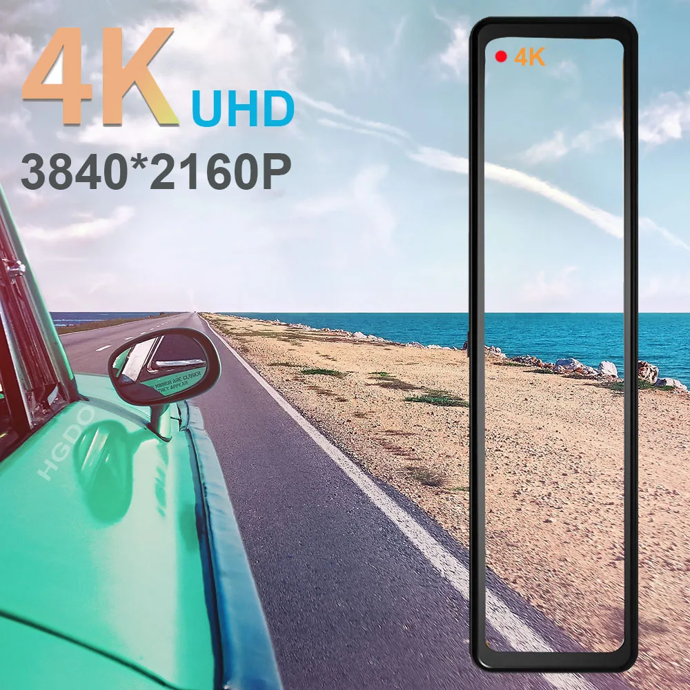HGDO 12 "с разрешением 4K Видеорегистраторы для автомобилей Android 8 1 Dash Cam 4G Мобильный