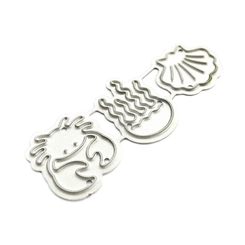 Корпус Осьминог Краб металлический Трафаретный вырубной штамп Скрапбукинг