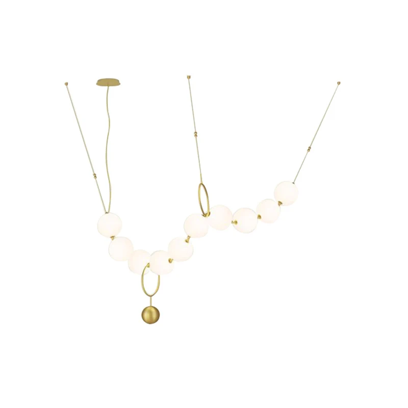 

DIY Necklace Designer LED bulb Pendant light lamp bedroom Easy Fit mordern glass Lighting fixtures bar kitchen clothing store