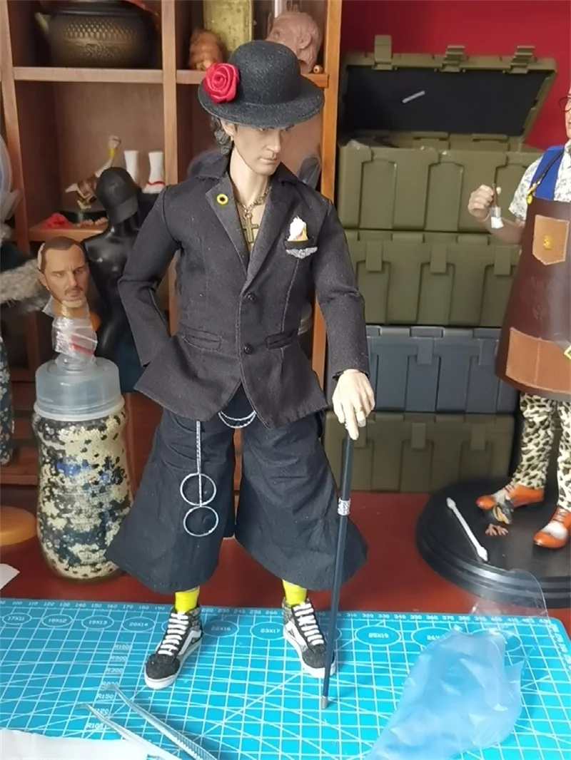 Лидер продаж 1/6 Crowntoys модный тонкий костюм расклешенные свободные брюки для
