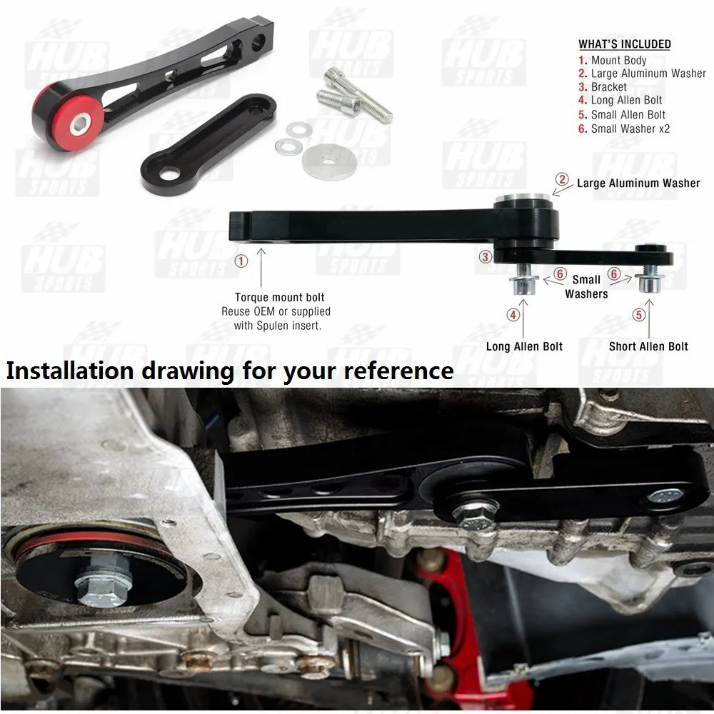 Производительность маятник крепление собака кость для VW GTI MK5 06 2009 2 0 T FSI HU SEEM002|2.0t