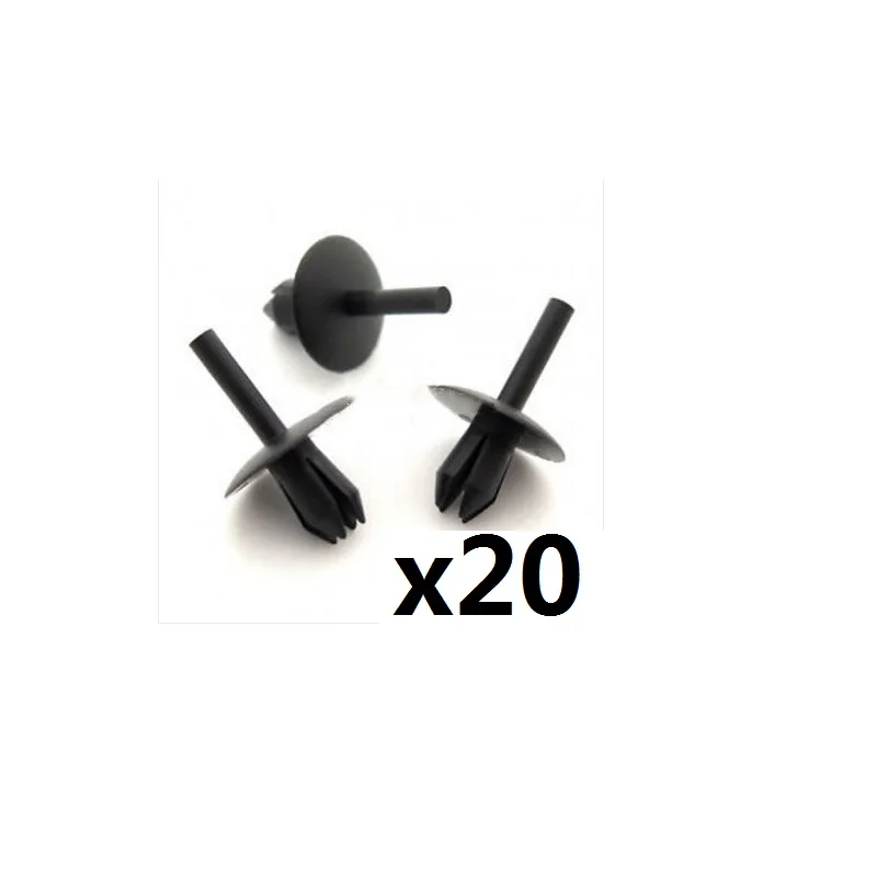 

20x Plastic Trim Clip Rivets, Fit a 5.5mm hole, FIX103, Fits some For Ford