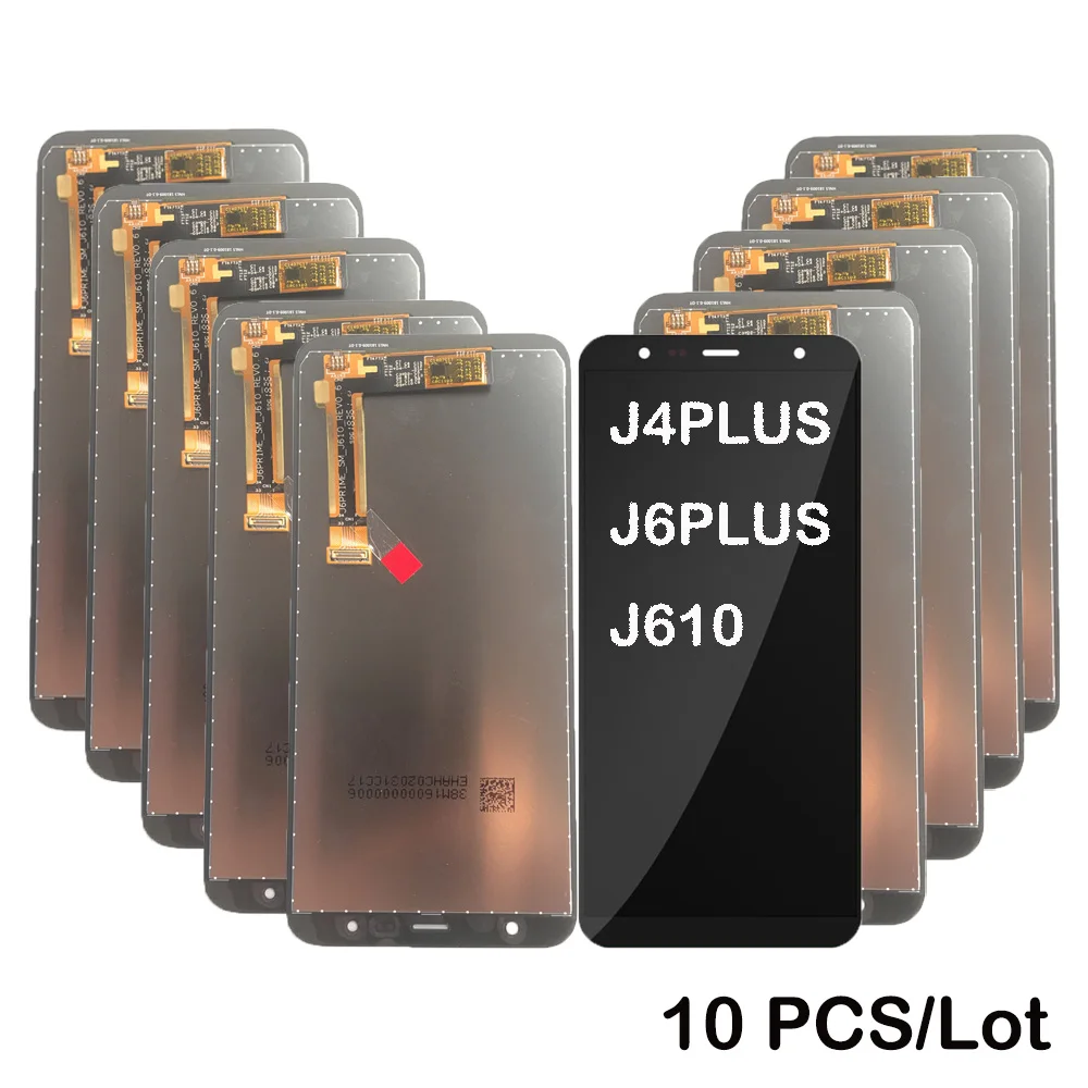 

10 PCS original LCD Samsung Galaxy J4 + 2018 J4 Plus J415 J415F LCD touch screen digitizer for J6 + Plus J610 LCD Display
