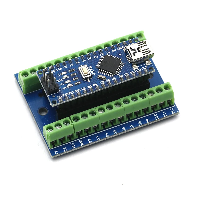 Стандартная Клеммная плата адаптера для Arduino Nano 3 0 V3.0 AVR ATMEGA328P AU модуль