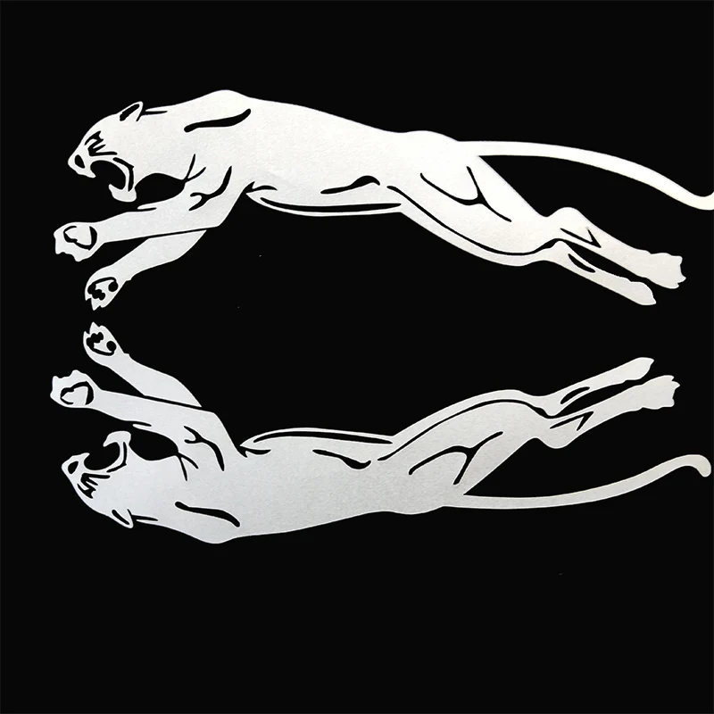 1 пара 19 см светоотражающая виниловая наклейка в виде леопардовой Пантеры для