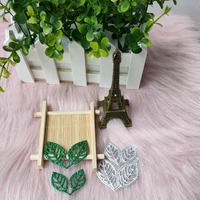two metal cutting modules for leaf decoration scrapbook template photo album card rejection paper diy process
