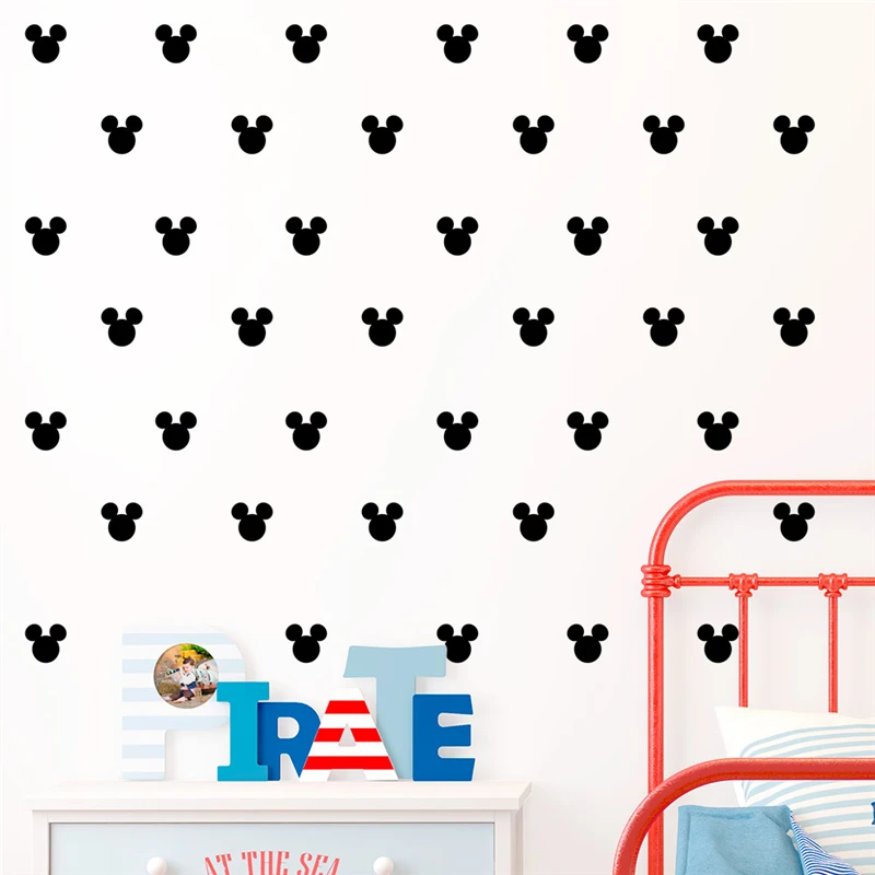 disney mickey minnie wall stickers bedroom baby bedroom home