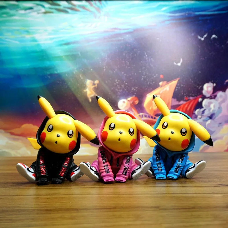 Плюшевая игрушка Takara Tomy Pokemon Pikachu кукла украшения Мультяшные аниме персонажи