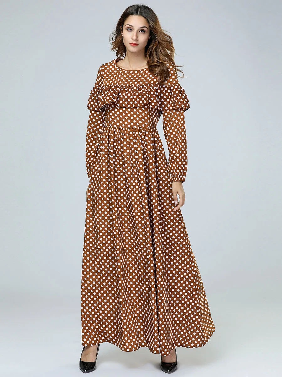 Мусульманское платье модная одежда в мусульманском стиле Простое Повседневное