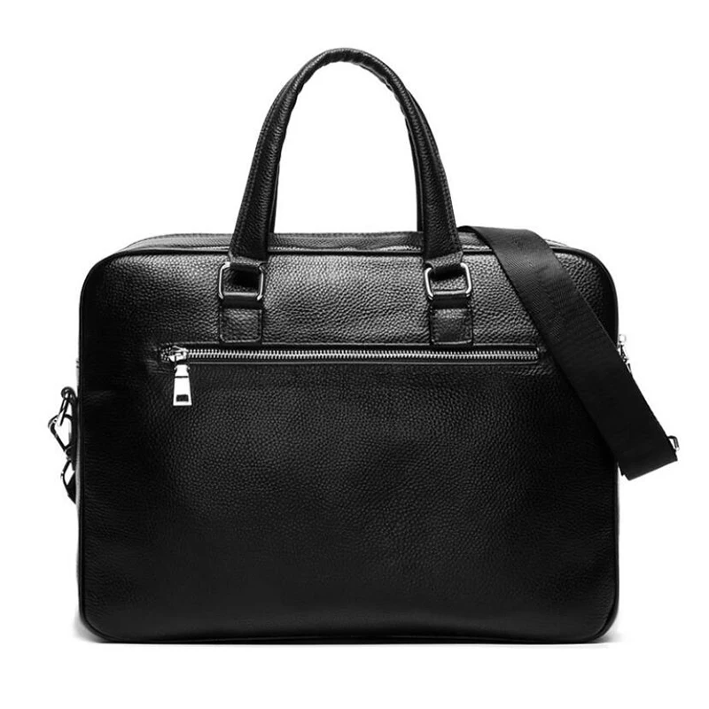 Брендовые мужские сумки мужской портфель из натуральной кожи деловая сумка для