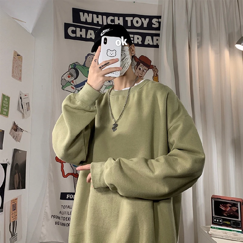 2020 Autumn Winter Woman's Hoodies Women Sweatshirts Lady Fashion Plus Size Oversize Female Loose Cotton Solid Thicken Warm