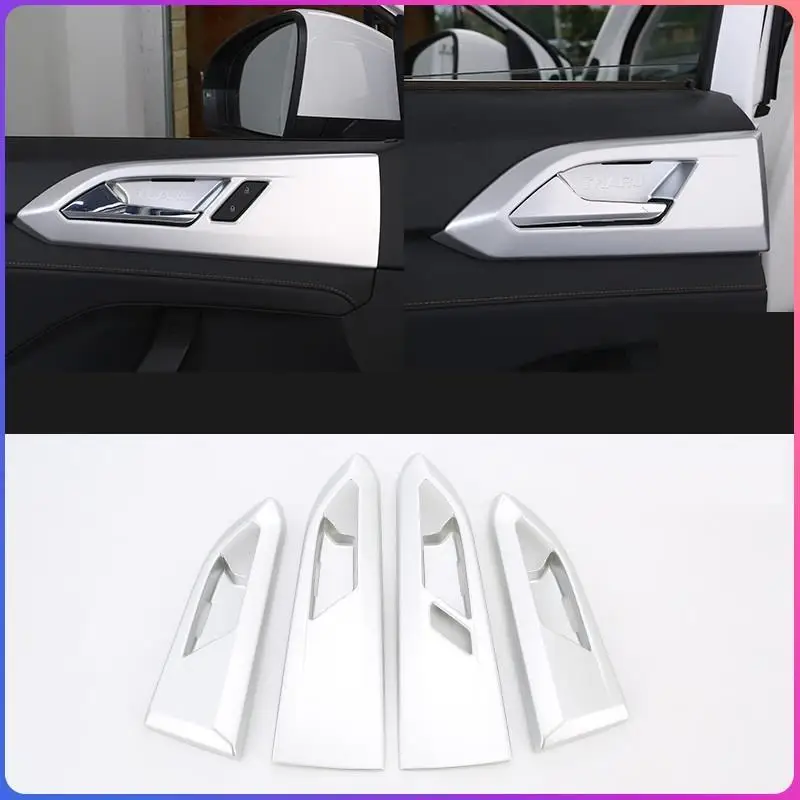 Modified Automovil Chromium Window Door Handle Control System Cup Interior Sticker Strip Car Styling 18 19 FOR Volkswagen Tharu |