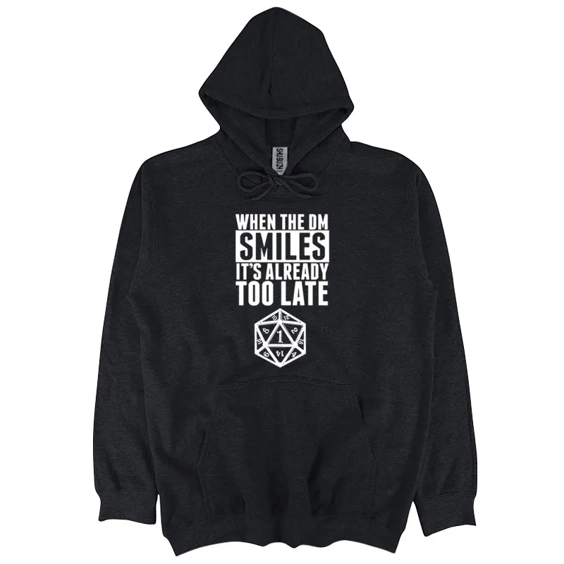 

When The DM Smiles It's Already Too Late shubuzhi men autumn hoody hot sale casual cotton sweatshirt fashion hip-hop hoodies