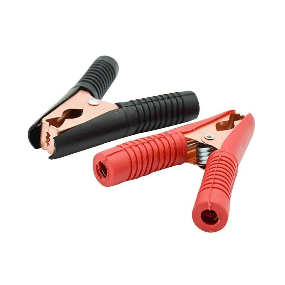 

1 Pcs Copper Alligator Clips 100A Car Battery Charger Heavy Duty Crocodile Clamps For Hand Repair Tools Accessories