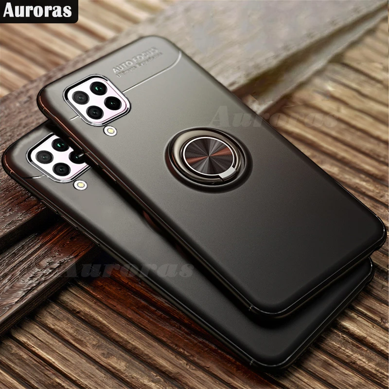 Auroras для HUAWEI Nova 7i чехол в деловом стиле с кольцом на палец магнитный держатель Huawei