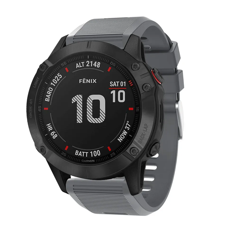 26 22 20 мм ремешок для часов Garmin Fenix 5 5X 5s 3 HR для Fenix 6X6 6S Pro Watch Quick Release силиконовый ремешок Easyfit