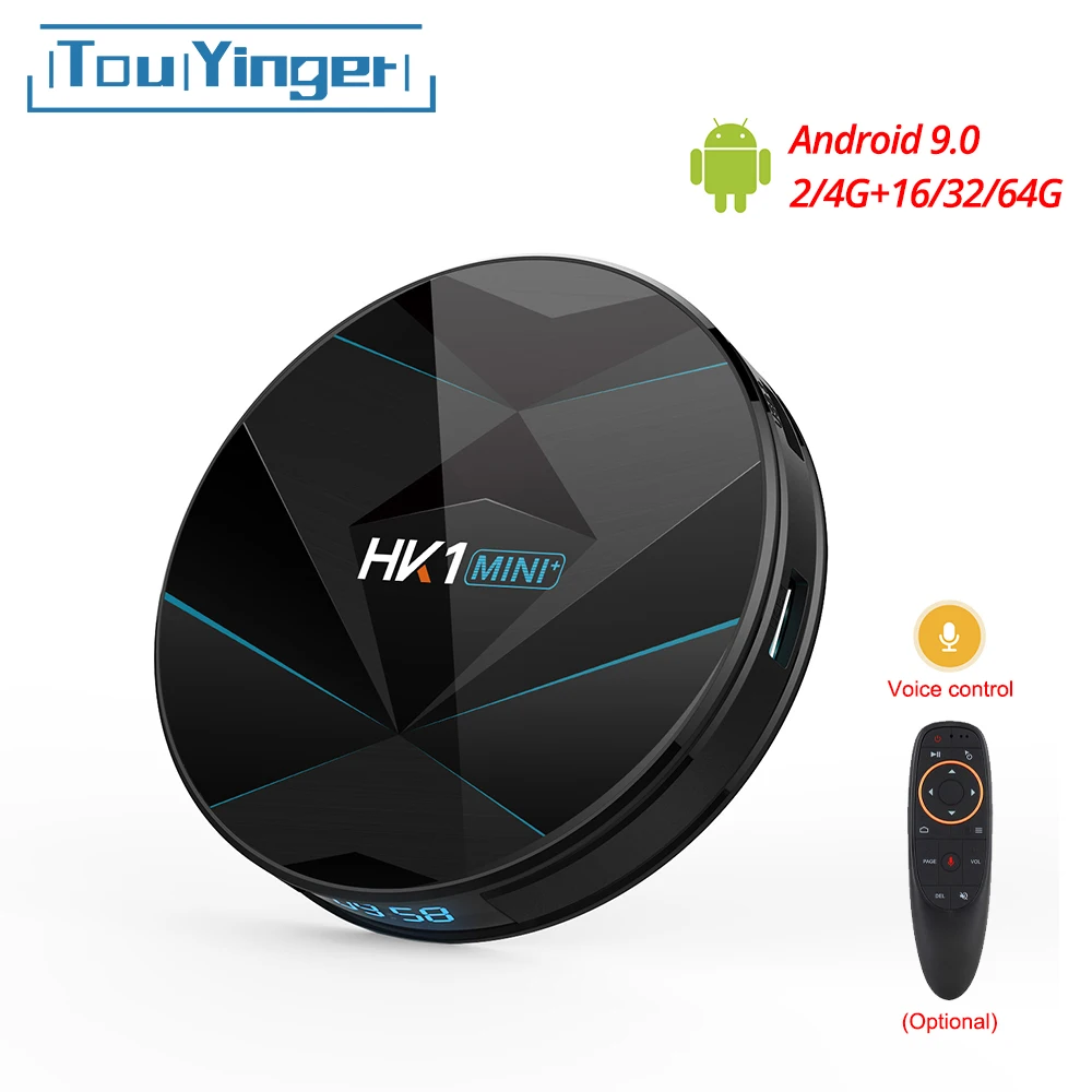 ТВ-приставка Touyinger HK1 MINI + Android 9.0 четырехъядерный процессор RK3318 64 бит Cortex-A53 2/4 ГБ