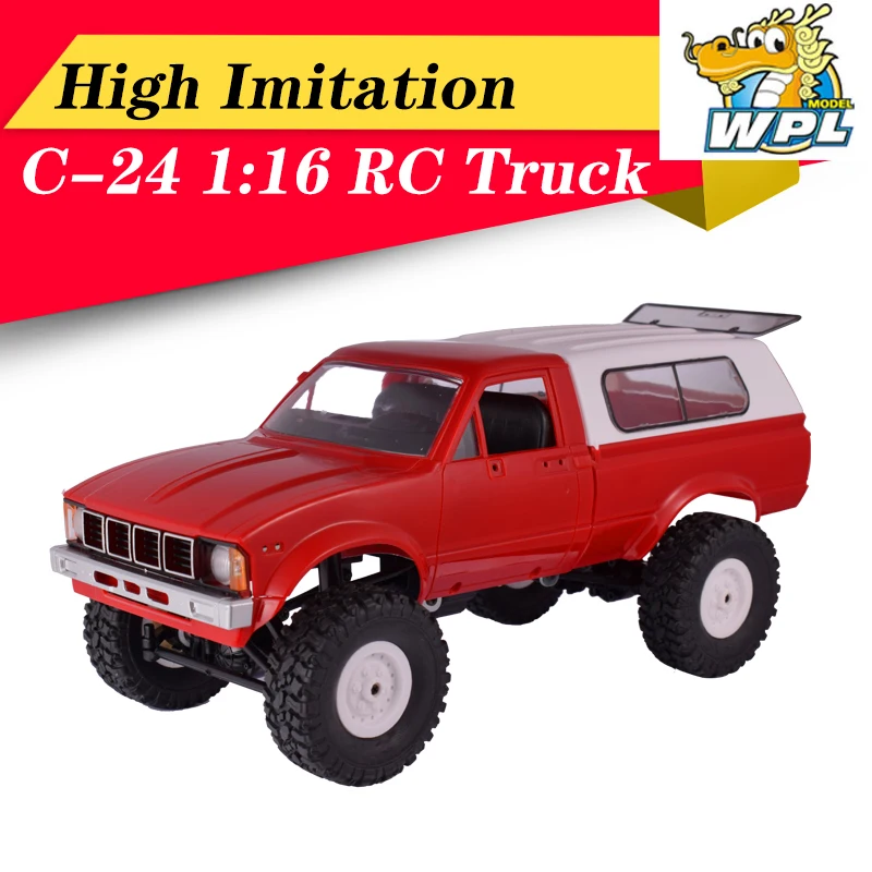 

WPL C-24 Радиоуправляемый автомобиль 1:16 2,4G 4WD с дистанционным управлением для гонок по бездорожью, высокая имитация RTR с передатчиком для детей,...