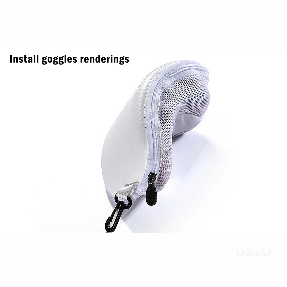 

Motorcycle Goggles Zipper Box ARC Leather Case Ski Goggles Case Outdoor Anti-Compression Anti-Collision &Rain-Proof Riding