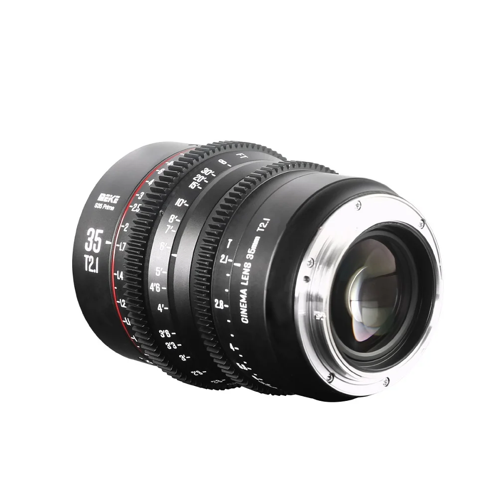 Мейк 35мм T2.1 Ручной фокус Широкоугольный фиксированный кинообъектив S35 для Canon EF Mount EOS C100 Mark II III C200 3100 on.