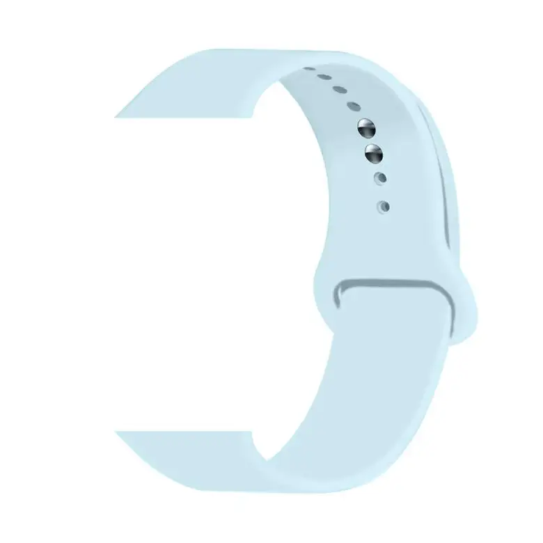 Спортивный силиконовый ремешок Joyozy для Apple Watch, 38 мм, 42 мм, 40 мм, 44 мм, мягкий ремешок, мультяшный браслет для мужчин и женщин, для iwatch, серия 4, 5, 3, 2, 1 - Цвет ремешка: Turquoise 1