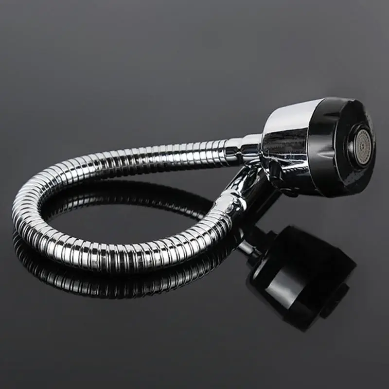 

360 360 Degrees Rotation Sink Faucet Pipe Stainless Steel Kitchen Sink Spout Water Saving Outlet Fexible Tube Single Handle