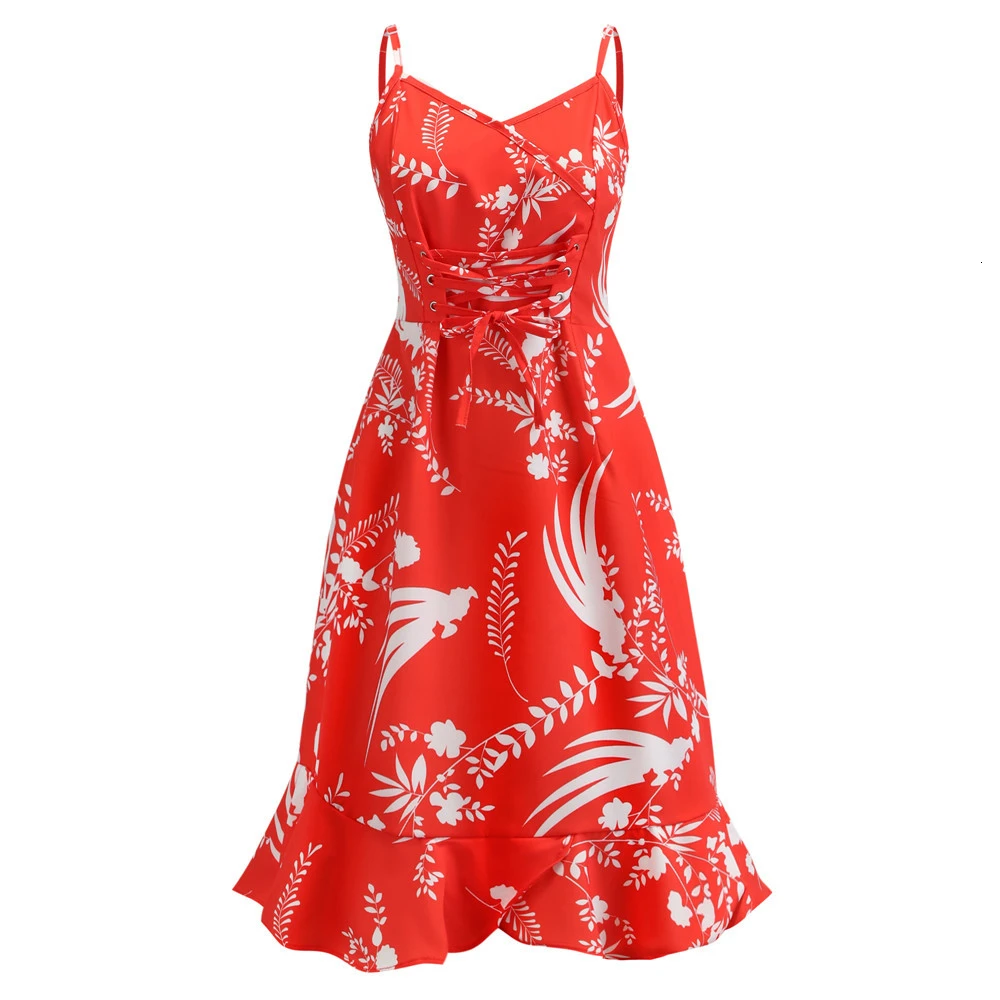 Платье на бретельках с принтом листьев женское сексуальное Белое Облегающее