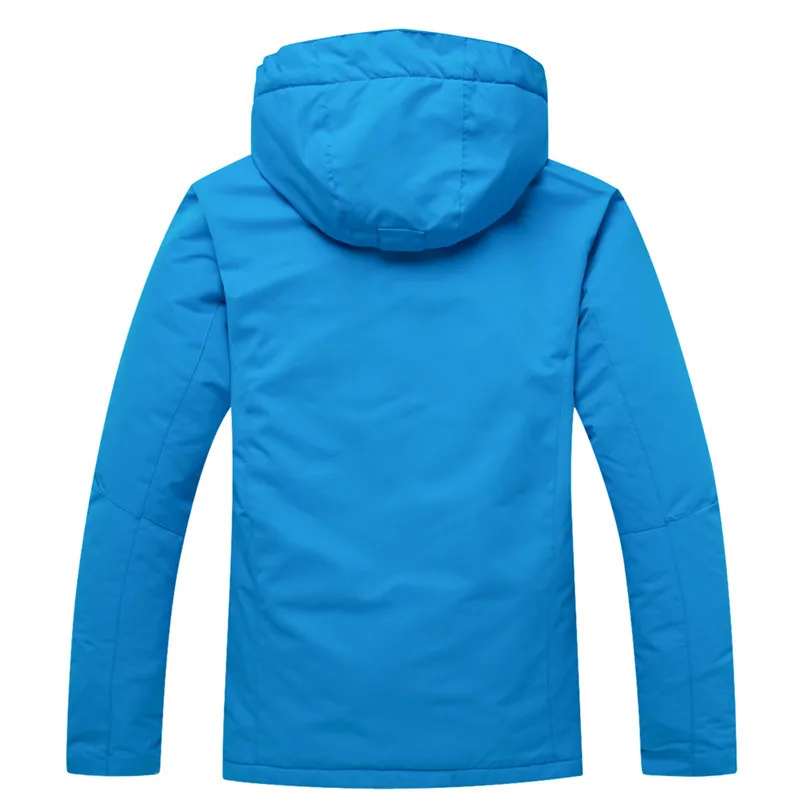 Одноцветные зимние лыжные куртки с капюшоном уличные спортивные теплые