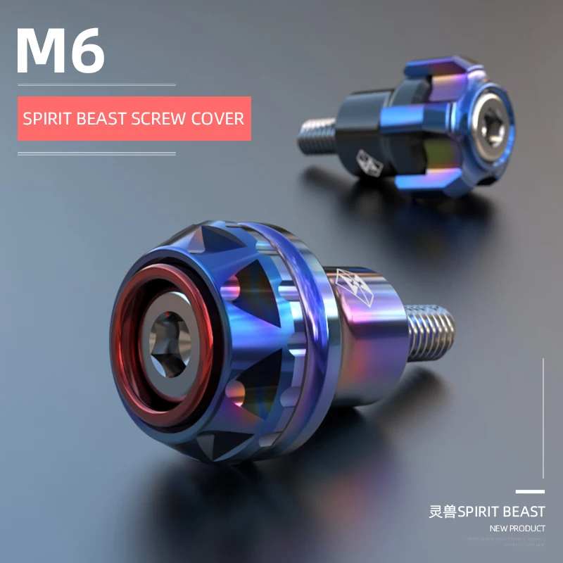 Винтовая крышка для номерного знака мотоцикла Spirit Beast M6 KTM Kawasaki Yamaha Harley Honda Benelli BMW