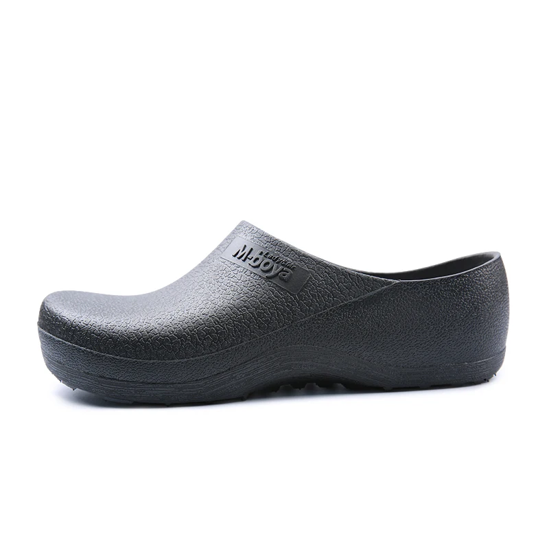 

Non-slip chef shoes casual flat bottom work shoes breathable resistant kitchen chef work shoes size 37-46