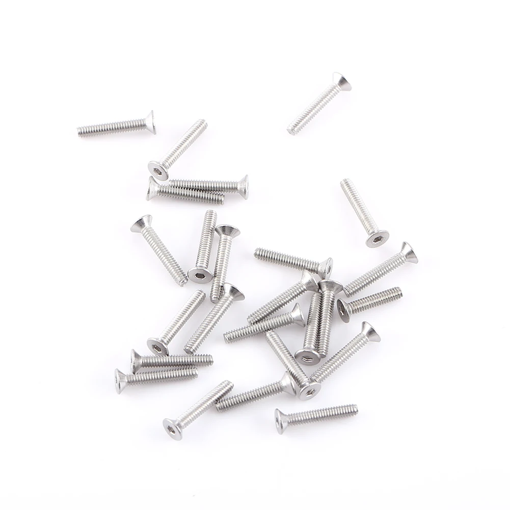 250PCS/Set M2 Cap/Button/Flat Head A2 Stainless Steel Hex Socket Screw Bolt Nut Assortment Kit | Обустройство дома