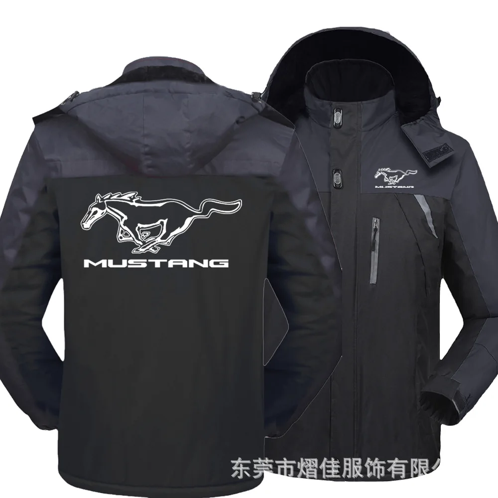 Зимняя парка для мужчин mustang ветрозащитные куртки из анорака с капюшоном толстые