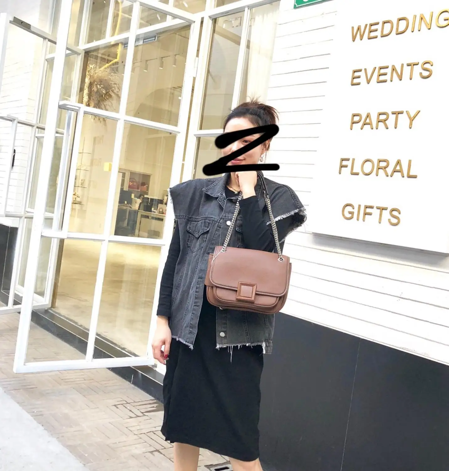 

free shipping 2020 the new style fashion and brief genuine cow leather women handbag one shoulder bag crossbody bag 26cm 6color